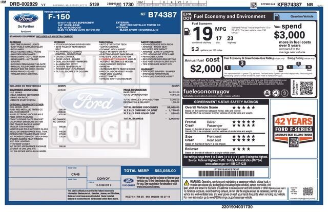 
								2019 Ford F-150 XLT full									