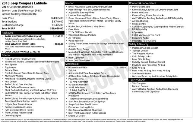 
								2018 Jeep Compass Latitude full									